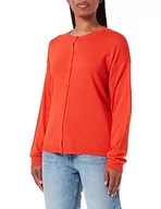 Swetry damskie - United Colors of Benetton kardigan damski, czerwony 3t5, XS - miniaturka - grafika 1