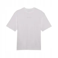 Koszulki męskie - T-SHIRT FOX WORDMARK OVERSIZED OPTIC WHITE L - miniaturka - grafika 1