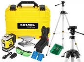 Poziomice laserowe - Laser krzyżowy Nivel System CL4B + statyw korbowy SJJM1-EX - NOWOŚĆ !!! Niebieska wiązka lasera !! - miniaturka - grafika 1