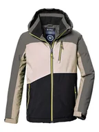 Kurtki i płaszcze dla chłopców - Killtec Kurtka funkcyjna w kolorze czarno-kremowo-szarym - miniaturka - grafika 1