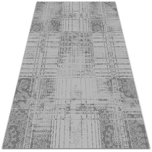 Nowoczesny dywan na balkon wzór Szara mozaika 150x225 cm - Dywany - miniaturka - grafika 1