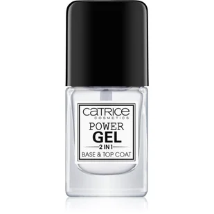 Catrice POWER GEL 2 IN 1 - BASE &amp; TOP COAT - Baza i lakier nawierzchniowy w jednym CATTBLWJE-01 - Lakiery do paznokci - miniaturka - grafika 1