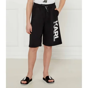 Karl Lagerfeld Kids Szorty Regular Fit - Spodnie i spodenki dla chłopców - miniaturka - grafika 1