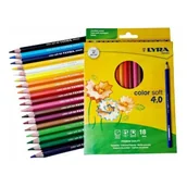Ołówki - Lyra Ołówek Color Soft 4.0 Hangable 18 kolorów - miniaturka - grafika 1