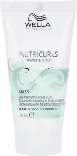 Wella Professionals Wella Professionals Nutricurls Waves & Curls maseczka wygładzająca do włosów kręconych i falowanych 30ml - Maski do włosów Wella Professionals Wella Professionals Nutricurls Waves & Curls maseczka wygładzająca do włosów kręconych i falowanych 30ml - Maski do włosów - miniaturka - grafika 2