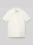 Koszulki dla chłopców - Koszulka polo kroju regular fit z fakturowanym wzorem model ‘BENJA’ - miniaturka - grafika 1