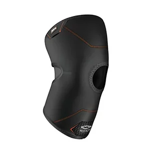 Shock Doctor shockdoctor dorosłych bandaż na kolana kompresyjne z otworem na rzepka, czarny, L 10054 - Trampki damskie - miniaturka - grafika 1