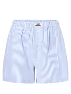 Piżamy damskie - Marie Lund - Damskie spodenki od piżam, niebieski - miniaturka - grafika 1