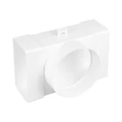 Rury i kanały wentylacyjne - Trójnik kanału wentylacyjnego PIONOWY 55 x 110/100 mm EQUATION 5901171280404 - miniaturka - grafika 1