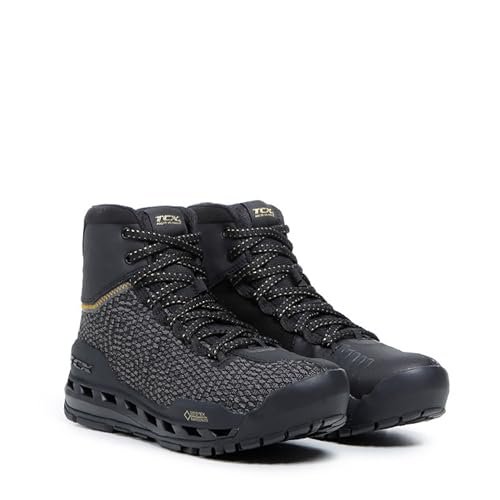 TCX Damskie buty motocyklowe Climatrek Surround Lady GTX, Czarny/z?oty, 40 EU