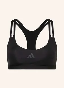 Adidas Biustonosz Sportowy Aeroimpact Luxe Training schwarz - Biustonosze - miniaturka - grafika 1