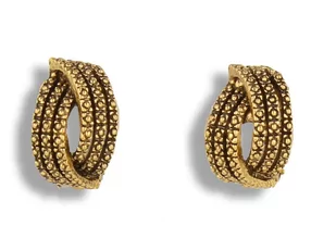 Klipsy do uszu sky złote - Kolczyki - miniaturka - grafika 1