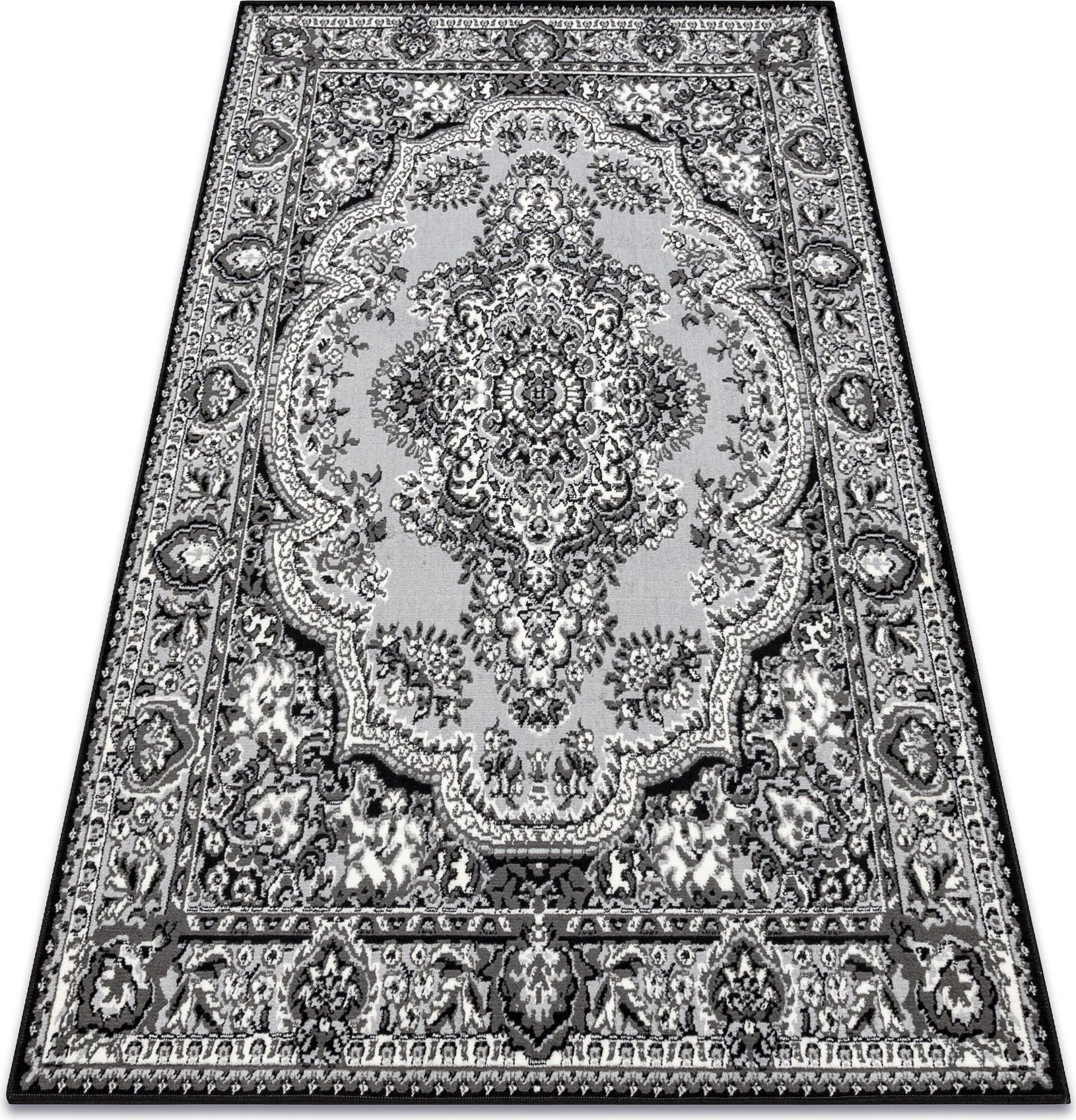 Dywan BCF Morad WIOSNA Ornament, klasyczny - szary, 60x110 cm