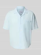 Koszule męskie - Koszula casualowa o kroju relaxed fit z rękawem o dł. 1/2 model ‘CAIDEN’ - miniaturka - grafika 1
