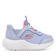 Buty dla dziewczynek - Sneakersy Skechers 303585N/LAV Fioletowy - miniaturka - grafika 1