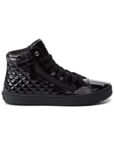 Geox Sneakersy J Kalispera G. D J944GD 000HH C9999 D Czarny - Buty dla dziewczynek - miniaturka - grafika 1