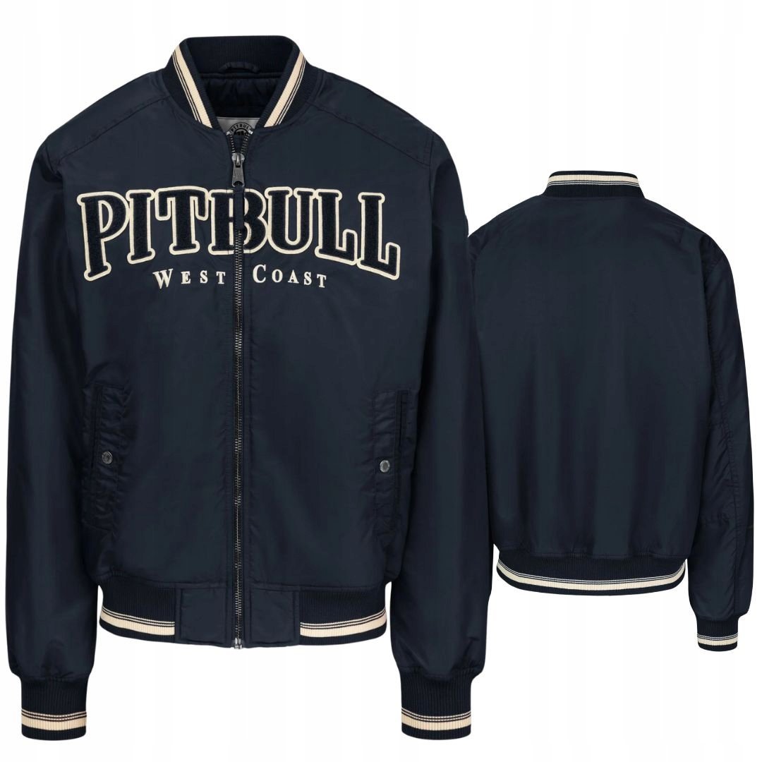 PITBULL WEST COAST KURTKA MĘSKA PIKOWANA PRZEJŚCIOWA DETROIT GRANATOWA M