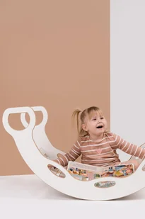 DUŻY bujak montessori z uchwytami - Skoczki dla dzieci - miniaturka - grafika 1