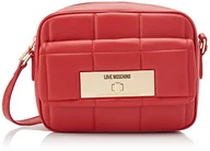 Torebki damskie - Love Moschino Damska torba na ramię Jc4422pp0fkr0500, czerwona - miniaturka - grafika 1