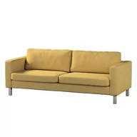 Pokrowce na meble - Dekoria pl pl Pokrowiec na sofę Karlstad rozkładaną zgaszony żółty 224 x 89 x 64 cm Cotton Panama 1017-702-41 - miniaturka - grafika 1