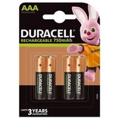 Ładowarki i akumulatory - Duracell Akumulator AAA/HR3 750mAh 4szt blistr AZDURUA3LR30001 [7584698] - miniaturka - grafika 1