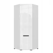 Szafy - Szafa narożna duża biały połysk garderoba XL - miniaturka - grafika 1