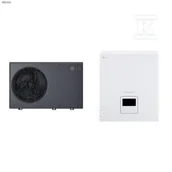 Pompy ciepła - LG Pompa ciepła powietrzna MONOBLOK R290 - 14 kW, 3 fazowa, 400 V + Controlbox ZESTAW - miniaturka - grafika 1
