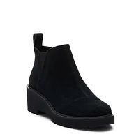 Botki damskie - TOMS Damskie botki Maude, Czarny zamsz, 35.5 EU - miniaturka - grafika 1