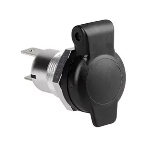 Lampa 39132 gniazdko z metalu 12/24 V typ DIN - Akcesoria car audio - miniaturka - grafika 1