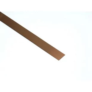 Profil Decor listwa do glazury płaskownik 2x270 cm stal nierdzewna szczotkowana brązowy mat - Płytki ceramiczne - miniaturka - grafika 1