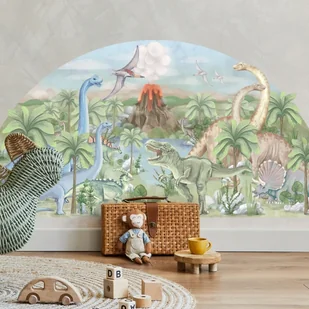Naklejka na ścianę Świat Dinozaurów - Wyposażenie pokoiku dziecięcego - miniaturka - grafika 1