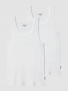 TANKTOP Zestaw 2 SZTUKI T-Shirt BEZRĘKAWNIK MĘSKI BIAŁY Carhartt WIP L - Koszulki męskie - miniaturka - grafika 1