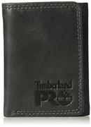 Portfele - Timberland PRO Męski skórzany potrójny portfel Rfid z okienkiem identyfikacyjnym - miniaturka - grafika 1