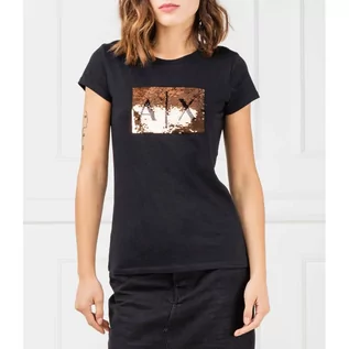 Koszulki i topy damskie - Armani Exchange T-shirt | Slim Fit - grafika 1
