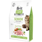 Sucha karma dla kotów - BRIT CARE CAT Grain-Free SENIOR Weight Control 2 kg - miniaturka - grafika 1