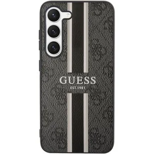 Guess GUHCS23SP4RPSK S23 S911 czarny/black hardcase 4G Printed Stripe - Etui i futerały do telefonów - miniaturka - grafika 1