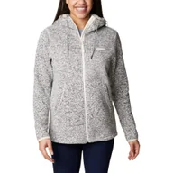 Bluzy narciarskie - Damska bluza polarowa Columbia Weather Sherpa z pełnym zamkiem błyskawicznym - miniaturka - grafika 1