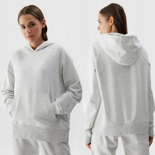 4F BLUZA DAMSKA DRESOWA NIEROZPINANA Z KAPTUREM SS24 - Bluzy damskie - miniaturka - grafika 1