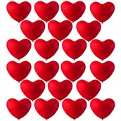 Wesele i ślub - Balony Serca Czerwone Party Urodziny Ślub Wesele 30Cm 25Szt - miniaturka - grafika 1