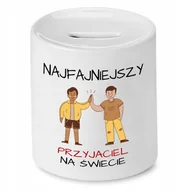 Skarbonki - Skarbonka Dla Ambasadora na Urodziny na Prezent z Nadrukiem ze Zdjęciem + Opakowanie na prezent (wzór 01) - miniaturka - grafika 1