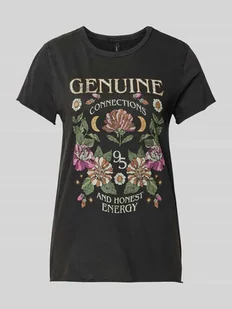 T-shirt z nadrukiem z motywem i napisem model ‘LUCY’ - Koszulki i topy damskie - miniaturka - grafika 1