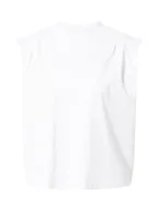 Koszulki i topy damskie - Urban Classics Women's Ladies Organic Heavy Pleated Shoulder Top T-Shirt, biały, 4XL, biały, 4XL - miniaturka - grafika 1