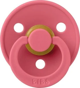 BIBS COLOUR ANATOMICAL CORAL M Smoczek ortodontyczny kauczuk Hevea - Smoczki uspokajające - miniaturka - grafika 1