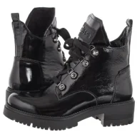 Botki damskie - Botki Czarne Lakierowane 24704 711 (NE412-a) Nessi - miniaturka - grafika 1