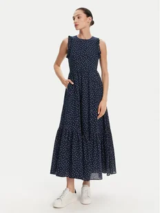 Pepe Jeans Sukienka codzienna Deborah PL953666 Granatowy Regular Fit - Sukienki - miniaturka - grafika 1