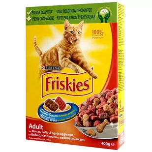 Purina Friskies z mięsem, wątróbką i warzywami 0,3 kg - Sucha karma dla kotów - miniaturka - grafika 1