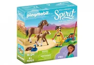Figurki dla dzieci - Playmobil zestaw figurek Pru z koniem i źrebakiem - miniaturka - grafika 1