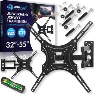 Uchwyt do telewizora monitora 32-55" VESA obrotowy Signaflex X400 - Inne akcesoria audio-wideo - miniaturka - grafika 1