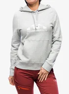 Bluzy sportowe damskie - Bluza damska Helly Hansen Nord Graphic Pullover Hoodie - grey melange - miniaturka - grafika 1