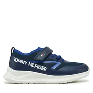 Buty dla chłopców - Sneakersy Tommy Hilfiger T1B9-33868-1756A601 S Granatowy - miniaturka - grafika 1